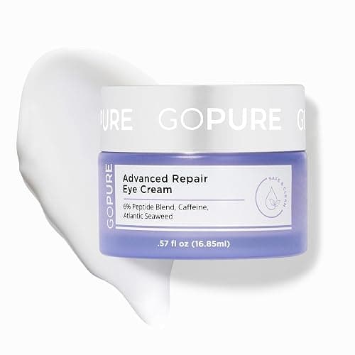 goPure Advanced Repair Eye Cream - Under Eye Cream for Puffiness, Bags, and Dark Circles, Visibly Improve the Look of Fine Lines, Wrinkles, and Crows Feet - 0.57 fl oz thumbnail 5