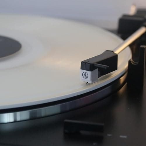 Turntable Mat Record Platter Slipmat: Acrylic Record Player Platter Vinyl Slip Mats for Turntables Antistatic Tighter & Defined Bass, White thumbnail 2