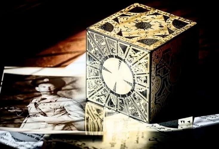 Detachable Hellraiser Puzzle Box, Cenobites Pinhead Halloween Cosplay Prop (Resin Model) thumbnail 2