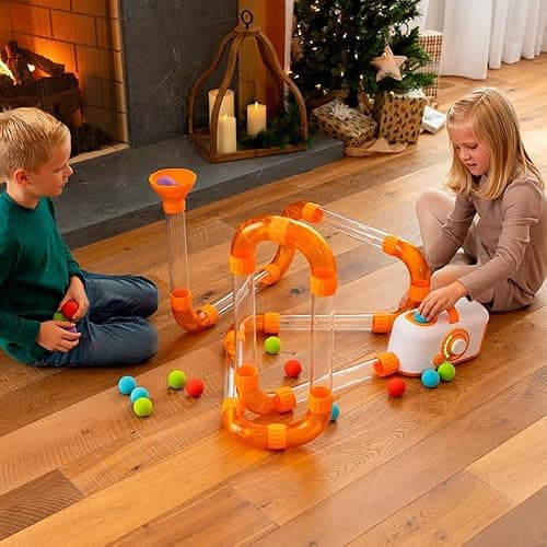 Fat Brain Toys Air Toobz Expansion Pack - Air-Powered STEM Building Toy for Kids & Teens, Kids Building Toys, STEM Toys for 3+ Year Old thumbnail 2