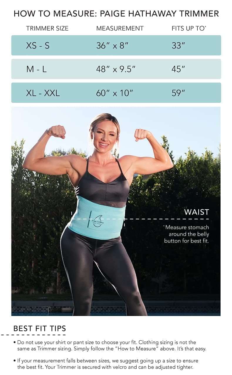 Sweet Sweat 'Pro-Series' Waist Trimmer Belt | Premium Waist Trainer with adjustable straps for a Tighter Fit & Better Sweat! - X-Large-XX-Large - Blue thumbnail 4