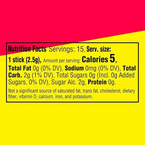 EXTRA SOURS Strawberry Fruit Gum Sugar Free Candy Sour Gum Pack 10Ct | Sugar Free sour gum with fresh breath on-the-go flavor; 10 count gum packs for purse essentials, bag, car, work thumbnail 2