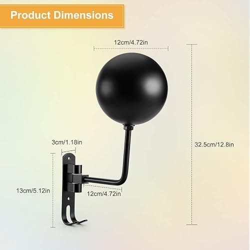 PAHTTO Motorcycle Helmet Rack 2 PCS, Helmet Holder Wall Mount 180 Degree Rotation Helmet Hanger with Double Hook for Coats, Caps, Hats, Motorcycle Accessories thumbnail 2