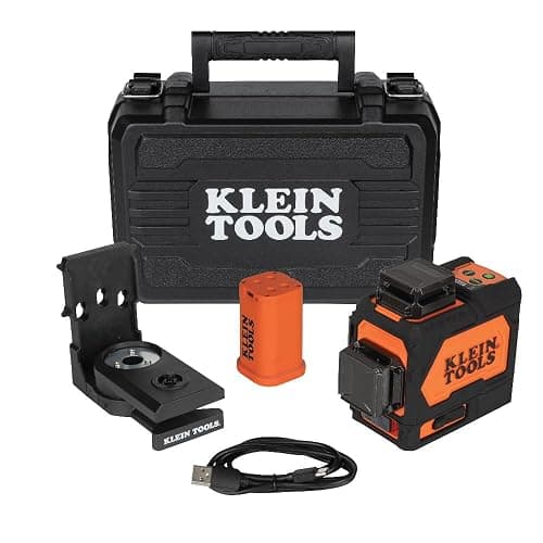 Klein Tools 93PLL Self-Leveling Laser Level with Bright Green 3x360-Degree Planes, Rechargeable Battery, Magnetic Mount thumbnail 6