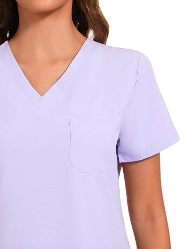 COZYFIT Scrubs for Women Set - Stretch V-Neck Scrub Top & Jogger Pant with 8 Pockets thumbnail 4