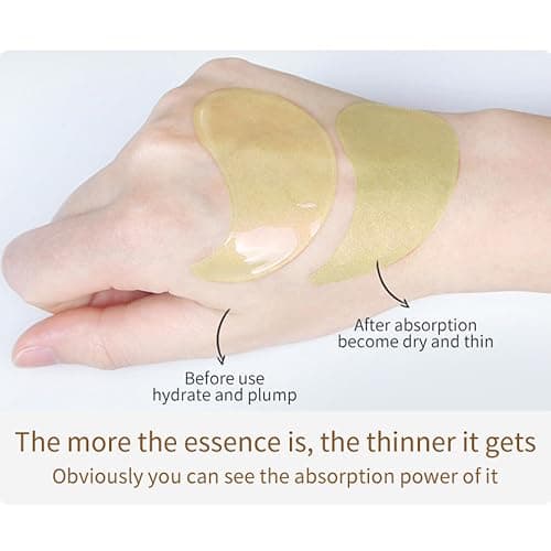 Avocado Eye Mask 60 Pcs, Under Eye Patches for Dark Circles and Puffiness, Moisturizing Nourishing Eye Treatment Mask, Moisturizing and improving eye skin dryness thumbnail 5