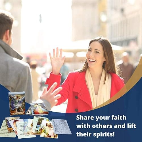 Pack of 54 Assorted Holy Cards with Prayers and Catholic Saints thumbnail 7
