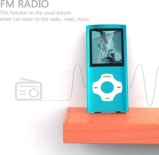 MP3 Player, Hotechs MP3 Music Player with 32GB Memory SD Card Slim Classic Digital LCD 1.82'' Screen MINI USB Port with FM Radio, Voice Record thumbnail 5