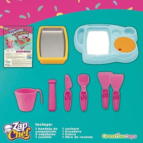 Zap Chef Instant Ice Cream Maker, Create Delicious Treats in a Matter of Minutes with Zap Chef's Rolled Lab, Perfect for Kids, Ice Cream Roll Maker Set thumbnail 6