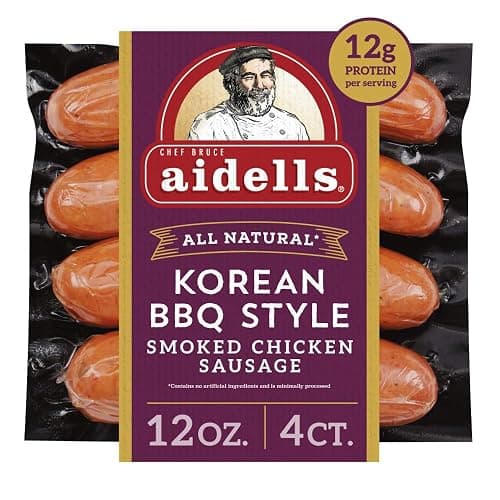 Aidells Korean Bbq Style Smoked Chicken Sausage, 12 Oz (4 Count) - Image 1
