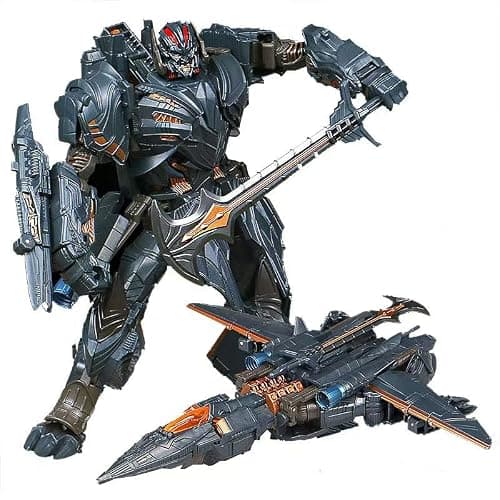Action Figures, Deformation Model Aeroplane Toy,Portable Aeroplane Model Alloy Deformed Robot for Kids Boys and Girls thumbnail 4