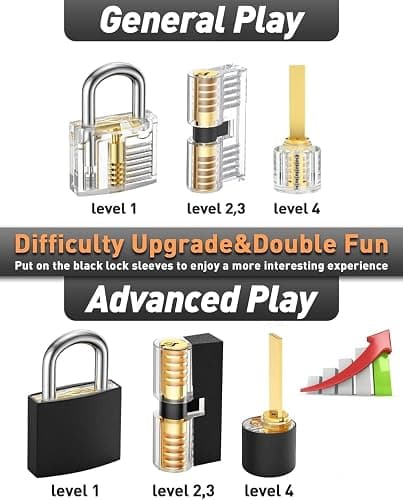 Waterproof with Stainless Steel Keys Long Lock Set Kit Suitable for Outdoor Fence,Sheds, Storage Unit, Gate, Toolbox,Trailer,Garages GFHGC thumbnail 4