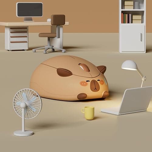 Akko Wireless Gaming Mouse Capybara, Tri-Mode Mouse BT3.0/BT5.0/2.4G, Cute Optical Cordless Cartoon Mice for Computer/Laptop/Desktop/PC, Compatible with Mac/Win thumbnail 7