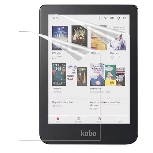 MoKo 2-Pack Screen Protector for Kobo Clara Colour 6" 2024/Kobo Clara BW 6" 2024/Kobo Clara 2E 6" 2022, Anti-Glare Premium PET Protective Film Full-Coverage Matte Screen Protector - Image 1