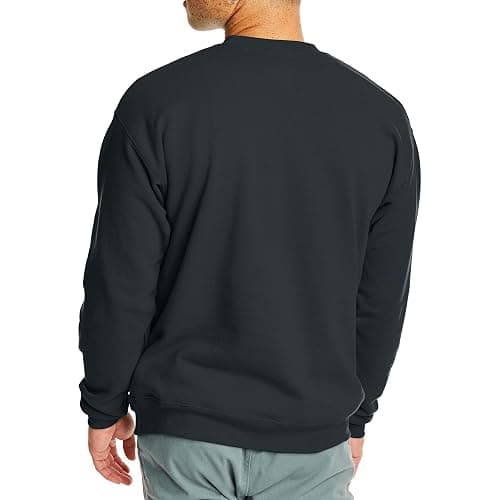 Hanes Men's Ecosmart Fleece Sweatshirt, Pullover Crewneck Sweatshirt, Big & Tall, 1 or 2 Pack thumbnail 2