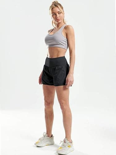CADMUS 2 in 1 Women's Workout Shorts for Athletic Gym Running Shorts with Phone Pockets thumbnail 3