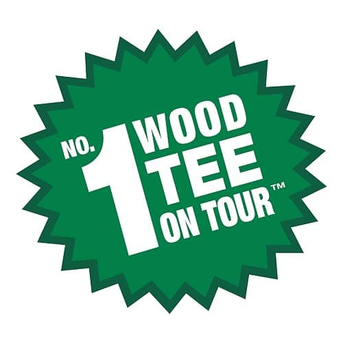 PrideSports PTS Wood Golf Tees | 75 Count, 3-1/4 Inch | #1 Wood Tee on Tour | Best for Drivers & Woods thumbnail 9