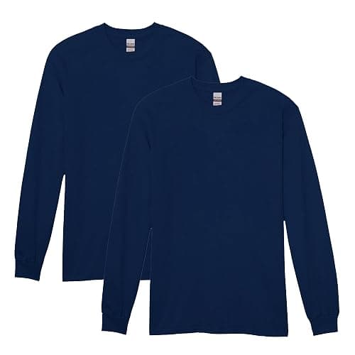 Gildan Adult Heavy Cotton Long Sleeve T-Shirt, Style G5400, 2-Pack - Image 1