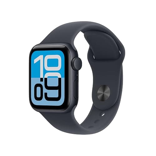 Apple Watch SE 3 [GPS 40mm] Smartwatch with Midnight Aluminum Case with Midnight Sport Band - S/M. Fitness and Sleep Trackers, Heart Rate Monitor, Always-On Display, Water Resistant - Image 1