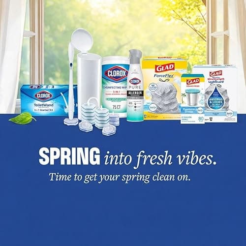 Clorox Disinfecting Cleaning Wipes for Spring Cleaning & Allergy Season, Bleach Free, Fresh Scent and Crisp Lemon, 75 Count Each, Pack of 4 thumbnail 2