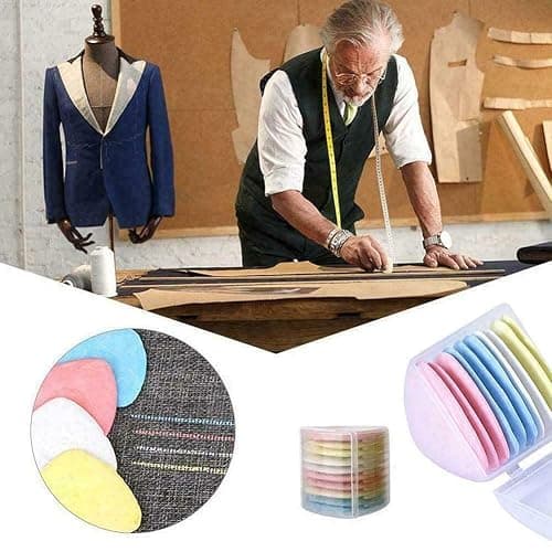 OZXTYO Triangle Tailors Chalk,Sewing Fabric Chalk and Fabric Markers for Quilting,Sewing Supplies Accessories (10Pcs) thumbnail 5