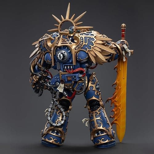 JoyToy Warhammer 40,000 1/18 Action Figure Ultramarines Primarch Roboute Guilliman Collection Model(7.08inch) thumbnail 7