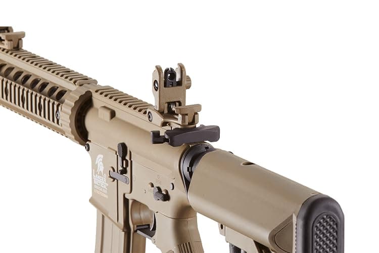 Lancer Tactical Gen 2 SD M4 Polymer (Long Rail)- Full/Semi-Auto Piactinny Rail AEG Rifle with 0.20g BBS, Charger and Battery thumbnail 9