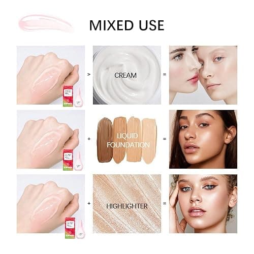 Watermelon Moisturizer Facial Serum, Hydrating Glow Priming Liquid Highlighter. thumbnail 4