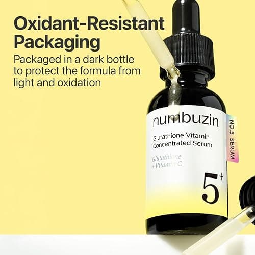 numbuzin No.5 Vitamin Concentrated Serum, Dark Spot Care, Glutathione & Vitamin Serum, Korean Skincare, Tranexamic Acid 4%, Niacinamide 5%, for a Radiant-Looking Glow 1.01 fl oz thumbnail 7