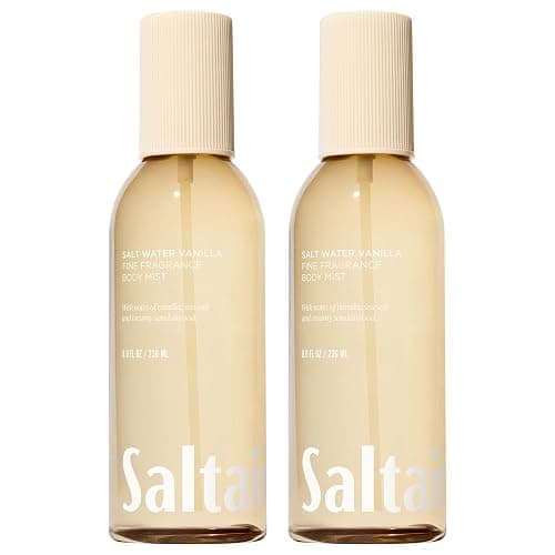Saltair Body Mist 2 Pack - Fine Fragrance, Lightweight Body Spray Mist with Salt Water Vanilla Scent. Long Lasting Perfume Mist. 2x 8oz Bottles - Image 1