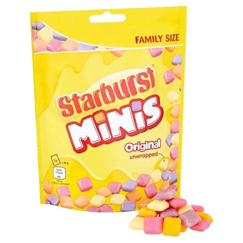 Starburst Minis Original Fruit Sweets, Family Size Pouch, 176 g thumbnail 3