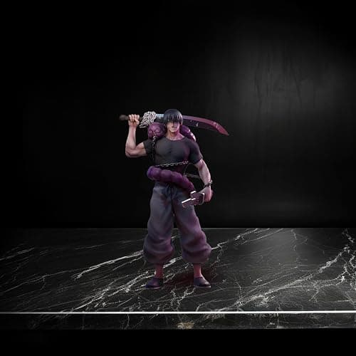 JJK Fushiguro Toji Figur, 22cm Action Figur | JJK Merch Charakter Modell, Stehende Position Action Figur,Desktop Ornamente Model Collection für Fans Geschenk thumbnail 6