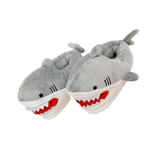 Ancsttu Whale Slippers Soft Comfortable Plush Warmth Indoor Slippers | Cartoon Winter Indoor Outdoor Home Shark Slippers for Men Women Soft Plush Warm Snug Breathable Bringing Comfort Fun thumbnail 5