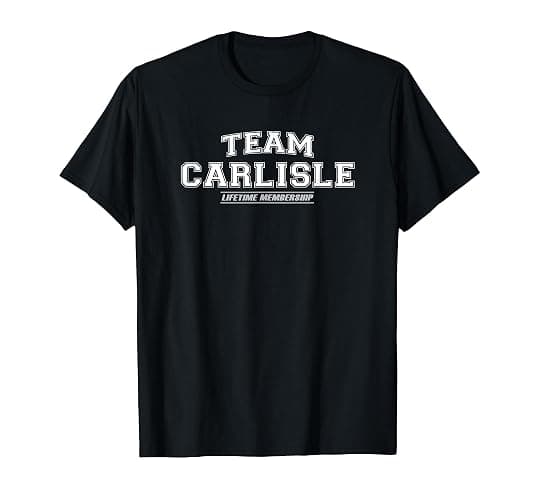 Team Carlisle | Proud Family Surname, Last Name T-Shirt - Image 1