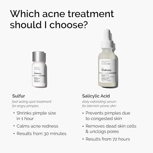 The Ordinary Sulfur 10% Powder-to-Cream Acne Spot Treatment Concentrate, Reduces Pimple Size and Zit Redness, 0.18 Oz thumbnail 8