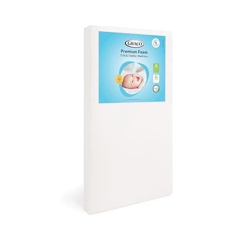 Graco Premium Crib & Toddler Mattress – GREENGUARD Gold Certified, Machine-Washable OEKO-TEX STANDARD 100 Certified Cover with Waterproof Surface, Fits Any Standard Full Size Baby Crib & Toddler Bed - Image 1