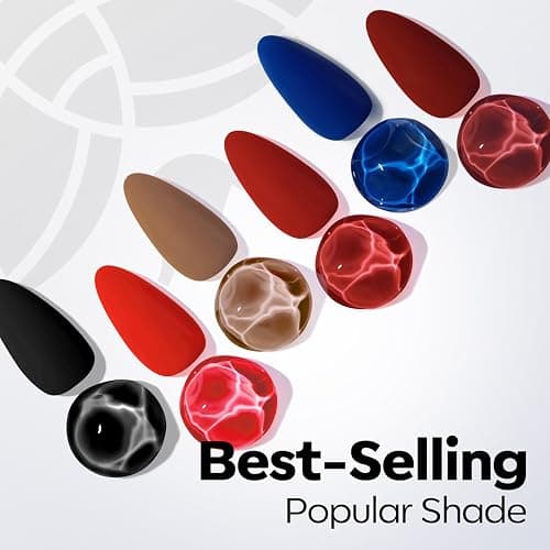 modelones Gel Nail Polish Black Gel Polish Black Nail Polish Soak Off No Peel Thickening Nail Art Manicure for Girl 15 ML thumbnail 7