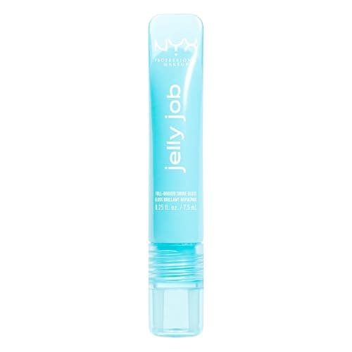 NYX PROFESSIONAL MAKEUP Jelly Job Lip Gloss, Lip Tint Gloss with Full-Bodied, Smoothing, and Hyper-Glossy Shine - Jelly Frost (Icy Blue) thumbnail 9