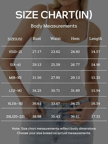 PINKMSTYLE Women's Basic Double Lined Scoop Neck Tank Tops Adjustable Cami Tank Summer Sleeveless Tops thumbnail 7