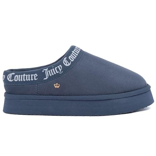 Juicy Couture Women's Cozy Slipper Mule – Plush Indoor Outdoor House Shoe with Memory Foam and Faux Fur Lining thumbnail 2