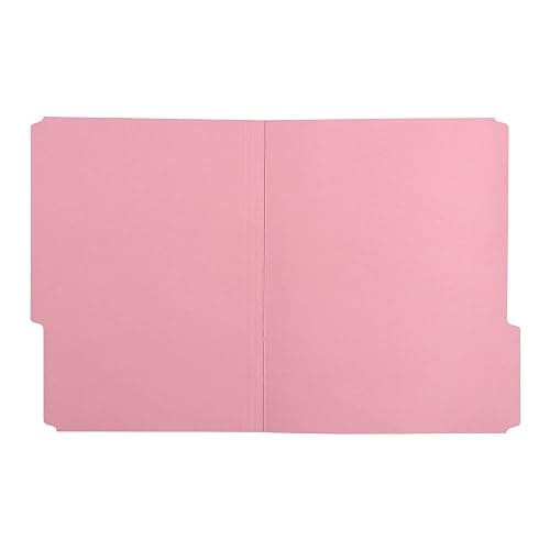 Amazon Basics File Folders, Letter Size, 1/3 Cut Tab, Pink, 36-Pack - Pink thumbnail 3