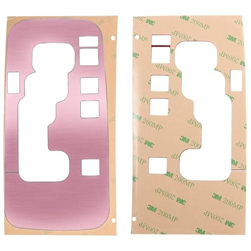 Trim Gear Frame Cover Gear Shift Box Cover For Jeep Wrangler 2012-2018 JK JKU Sport Sahara Freedom Rubicon Unlimited Gear Shift Panel Cover Trim Interior Decoration Accessories Aluminum (Pink) thumbnail 7