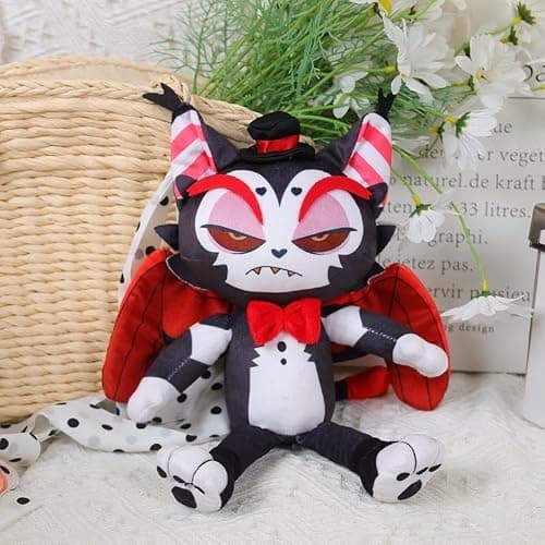 2024 Hazbin Hotel Plush, Cute Hazbin Hotel Character Doll, Soft Stuffed Doll for Children Adults, Birthday, Cartoon Game Lovers Gift (Husk) thumbnail 2