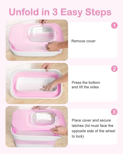 DDMOMMY 10-13 Lbs Dog Food Container, Collapsible Pet Food Storage Containers with Airtight Lid, Pet Food Scoop and Silicone Dog Bowl, Dog Food Storage Container Dry Food for Dog, Cat thumbnail 6