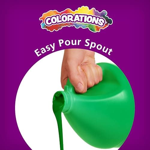 Colorations Paraben-Free Washable Tempera Paint for Kids - 1 Gallon Value Size. Vibrant White. Non-Toxic and Made in The USA thumbnail 6