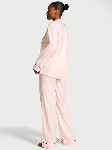 Victoria's Secret Flannel Pajama Set, Long Sleeve Button Down Shirt & Pants, Sleepwear for Women (XS-XXL) thumbnail 2