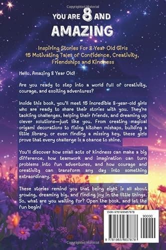You Are 8 And Amazing! Inspiring Stories For 8 Year Old Girls: 15 Motivating Tales About Confidence, Creativity, Friendships and Kindness (You Are Amazing!) thumbnail 2