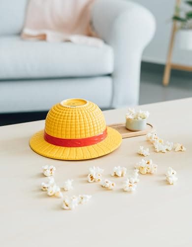 Grupo Erik One Piece Netflix Bowl | 500 ml / 16.9 oz - 8 x 3.4 x 8 inches / 20.2 x 8.7 x 20.2 cm | Cereal Bowl | Ceramic Bowl | Popcorn Bowl | Kitchen Decor | One Piece Merchandise | Straw Hat thumbnail 7