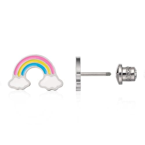 Limerencia Hypoallergenic G23 Implant Grade Titanium Screw Back Earrings Tragus 20G Helix F136 Piercing Post for Sensitive Ears Cartilage - Image 1