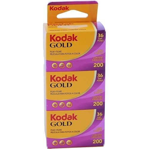 Kodak Gold 200 Film / 3 Pack / GB135-36-Vertical Packaging - Image 1